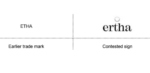 EUIPO – European union trade mark “ERTHA”  and  EUTM application “ETHA”